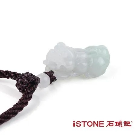 石頭記 翡翠貔貅項鍊-富甲四海 (芙蓉種)◉20D012